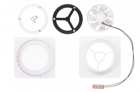 Теневой вентилятор - диффузор Technova SHADE 125, под натяжной потолок